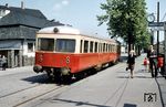 T 66 der Moselbahn (Eßlingen, Baujahr 1955) in der Endstation Trier. (19.05.1966) <i>Foto: Theodor Horn</i>