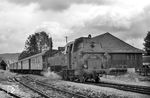 86 094 vom Bw Nürnberg Rbf mit P 2633 nach Neumarkt (Oberpf) im Bahnhof Dietfurt (Altmühl), dem Endpunkt der Strecke. (08.1963) <i>Foto: Kurt Müller</i>