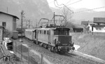 144 009 verlässt mit einem Personenzug in Richtung Mittenwald den Bahnhof Garmisch-Partenkirchen.  (09.04.1971) <i>Foto: Frank Lüdecke</i>