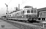 Im Rahmen des Korridorverkehrs zwischen Reutte in Tirol und Innsbruck kamen die österreichischen Triebwagen der Reihe 4030 auch nach Garmisch-Partenkirchen. (27.08.1968) <i>Foto: Frank Lüdecke</i>