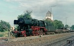 050 964 (50 964 vom Bw Lehrte) wartet im Bahnhof Woltorf (bei Peine) vor Ng 66786 auf Überholung. (06.08.1974) <i>Foto: Wolfgang Bügel</i>