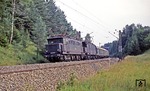 Vorserien- und erste Serienlok der Baureihe 144 gemeinsam vor P 2260 im Mühlthal zwischen Starnberg und Gauting. (29.07.1973) <i>Foto: Frank Lüdecke</i>